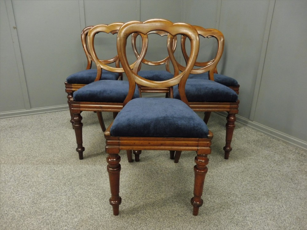 VICTORIAN MAHOGANY EXTENDING DINING TABLE AND 6 CHAIRS View XIII