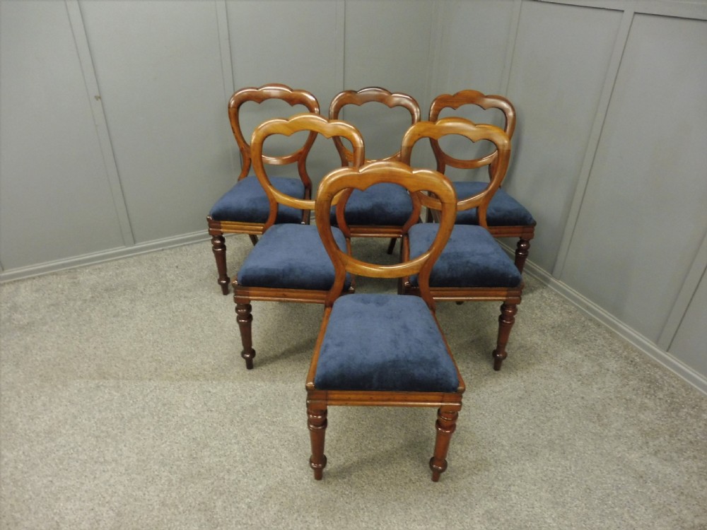 VICTORIAN MAHOGANY EXTENDING DINING TABLE AND 6 CHAIRS View XIV