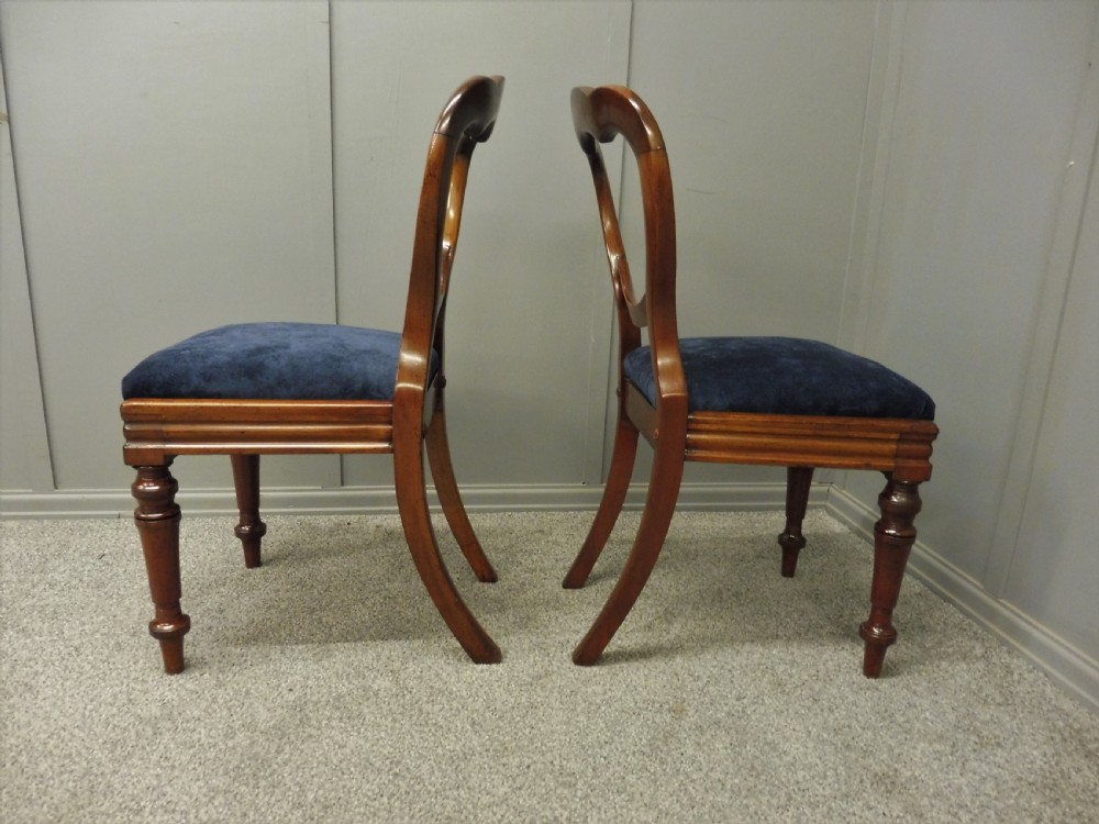 VICTORIAN MAHOGANY EXTENDING DINING TABLE AND 6 CHAIRS View XVIII