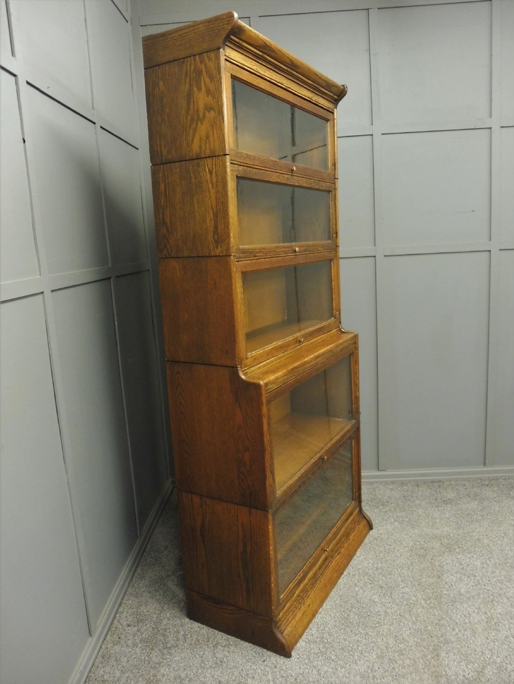 TALL EDWARDIAN GUNN LAWYERS BOOKCASE View IV