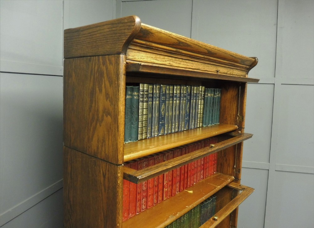 TALL EDWARDIAN GUNN LAWYERS BOOKCASE View X