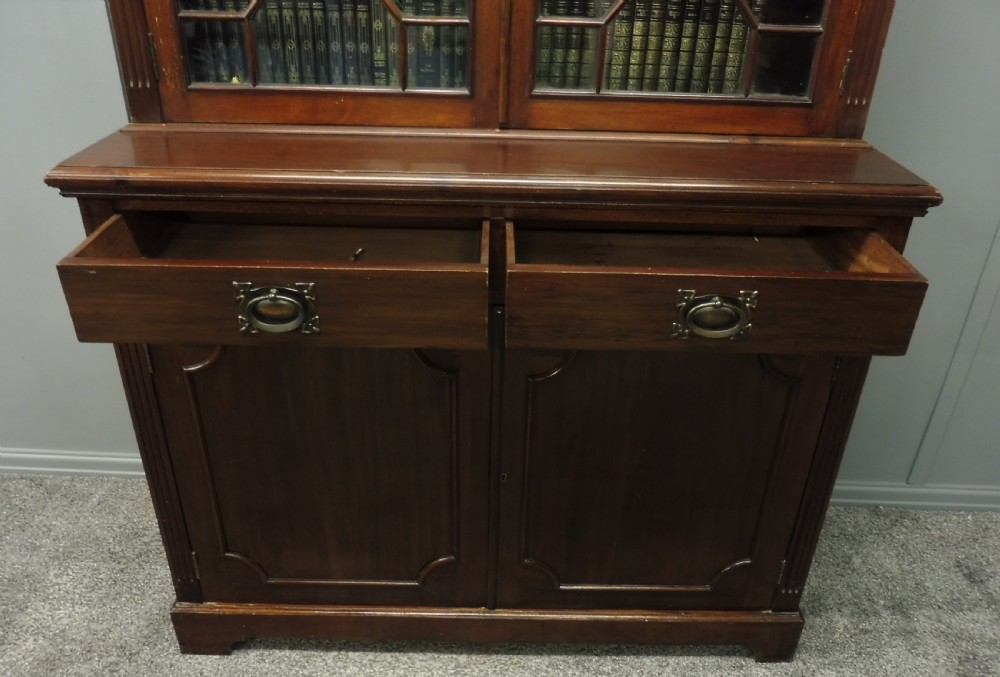 LATE 19TH CENTURY CABINET BOOKCASE View VI