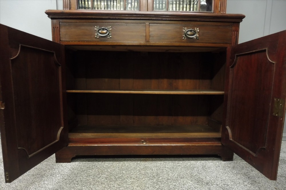 LATE 19TH CENTURY CABINET BOOKCASE View XI