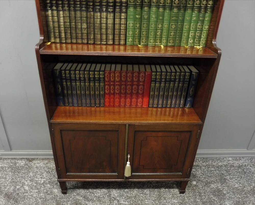 MAHOGANY WATERFALL BOOKCASE View VI