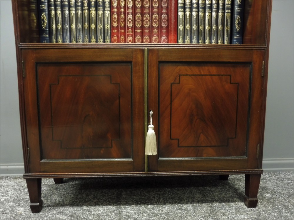 MAHOGANY WATERFALL BOOKCASE View VII