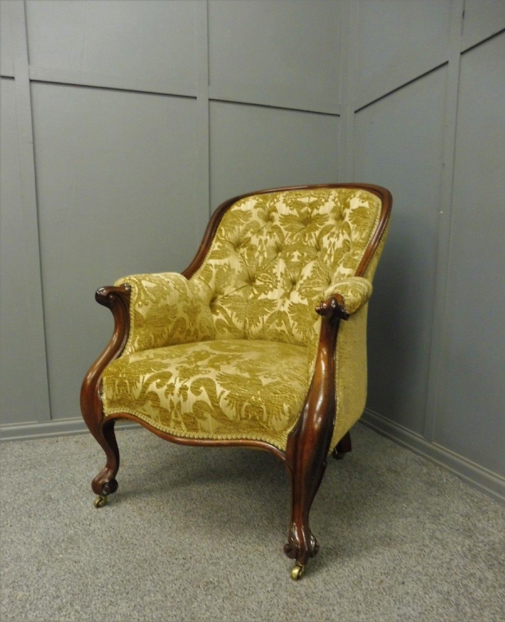 FABULOUS MID VICTORIAN ROSEWOOD ARMCHAIR  View III