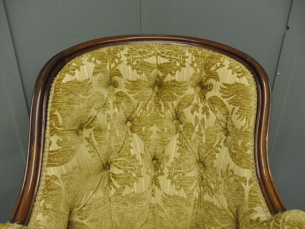 FABULOUS MID VICTORIAN ROSEWOOD ARMCHAIR  View VII