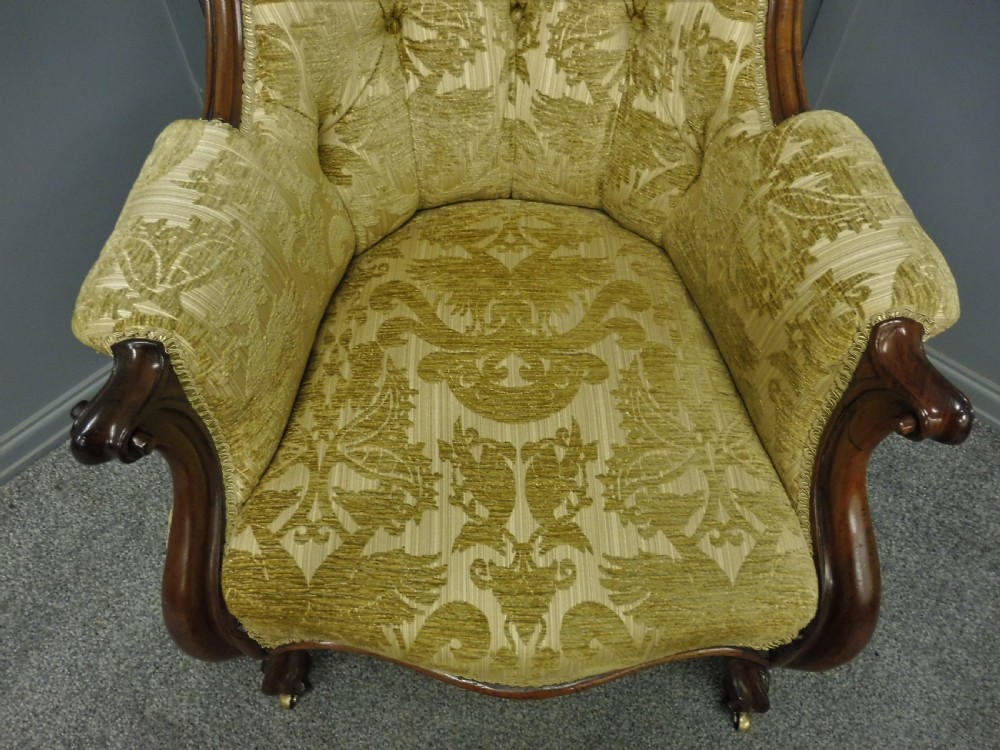 FABULOUS MID VICTORIAN ROSEWOOD ARMCHAIR  View VIII