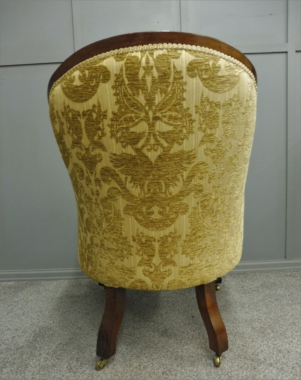 FABULOUS MID VICTORIAN ROSEWOOD ARMCHAIR  View XI