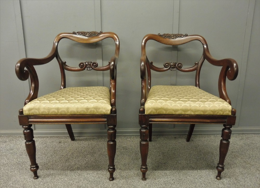 SET OF 6 WILLIAM IV DINING CHAIRS View IV
