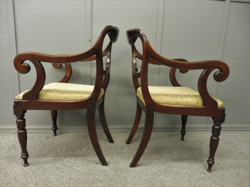 SET OF 6 WILLIAM IV DINING CHAIRS View V