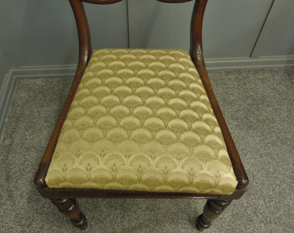 SET OF 6 WILLIAM IV DINING CHAIRS View XII