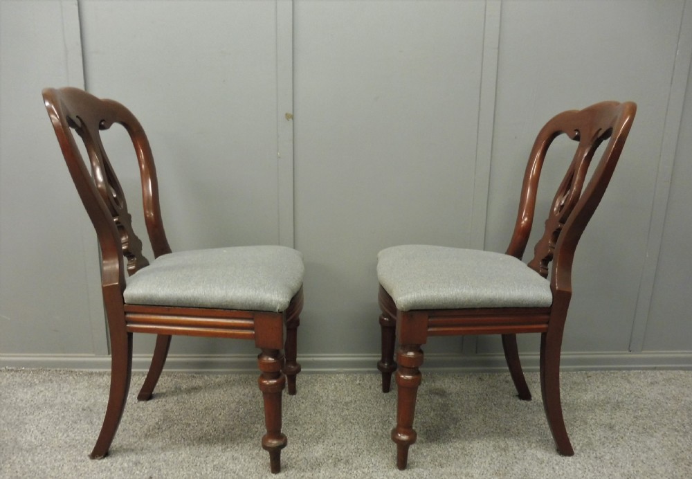 SET OF 12 VICTORIAN SPEARPOINT DINING CHAIRS View VII