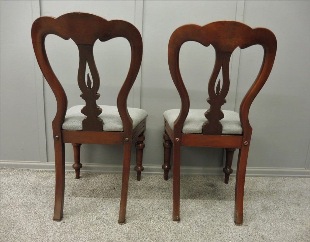 SET OF 12 VICTORIAN SPEARPOINT DINING CHAIRS View VIII