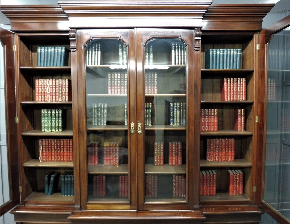 SUPERIOR QUALITY LARGE 19TH CENTURY LIBRARY BOOKCASE View XI