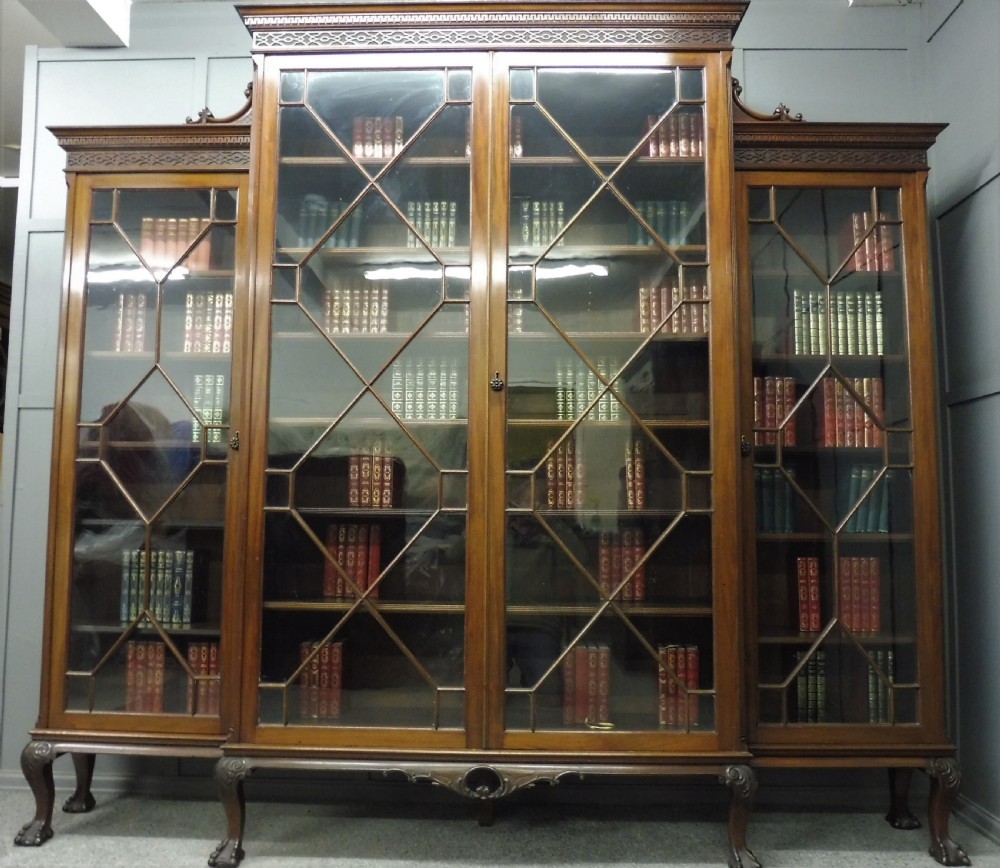 LARGE 19TH CENTURY COUNTRY HOUSE BOOKCASE View VI