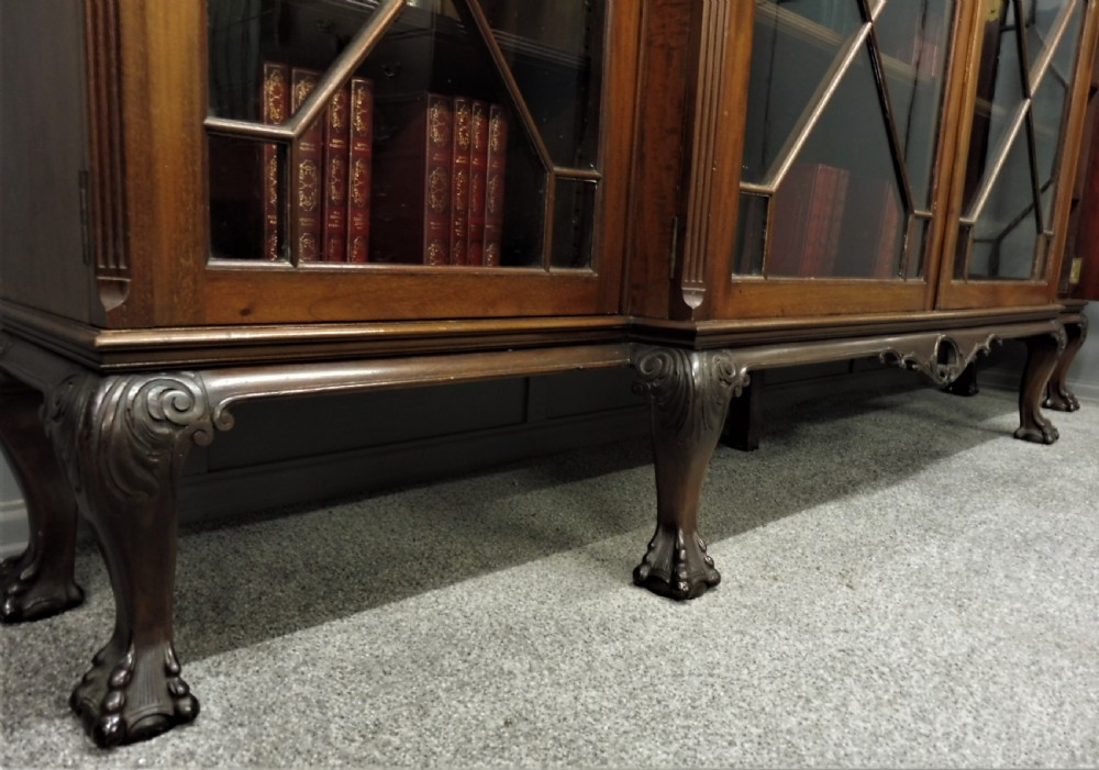 LARGE 19TH CENTURY COUNTRY HOUSE BOOKCASE View XIII