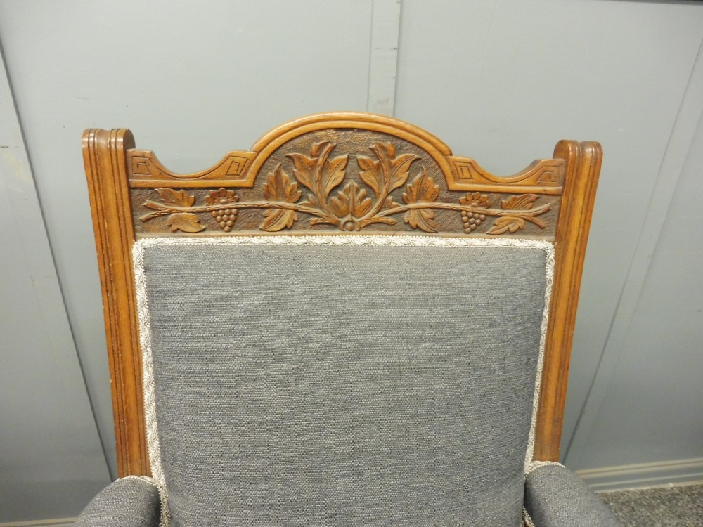 PAIR OF VICTORIAN ARMCHAIRS View V