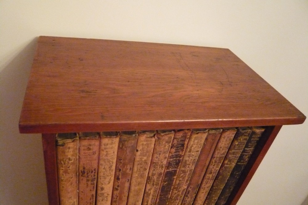 Edwardian Pitch Pine Bookcase & Encyclopaedia Britannica  View VII