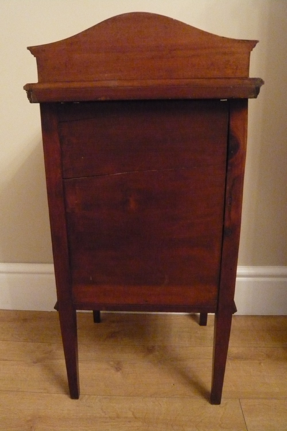 Edwardian Mahogany Inlaid Bedside Cabinet Night Stand c 1920 View IX