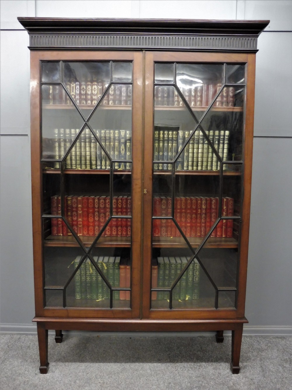 EDWARDIAN MAHOGANY BOOKCASE View II