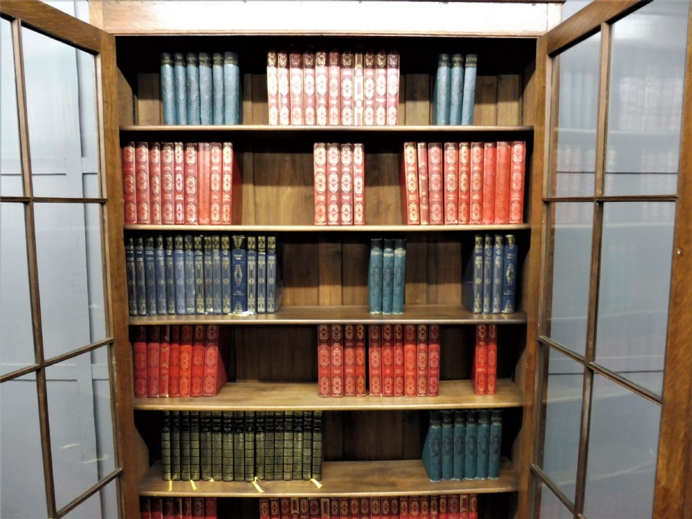 TALL GOLDEN OAK BOOKCASE View VIII