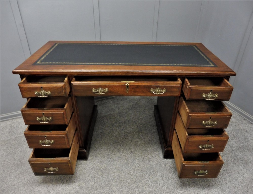 ANTIQUE WALNUT DESK CIRCA 1900 View XI