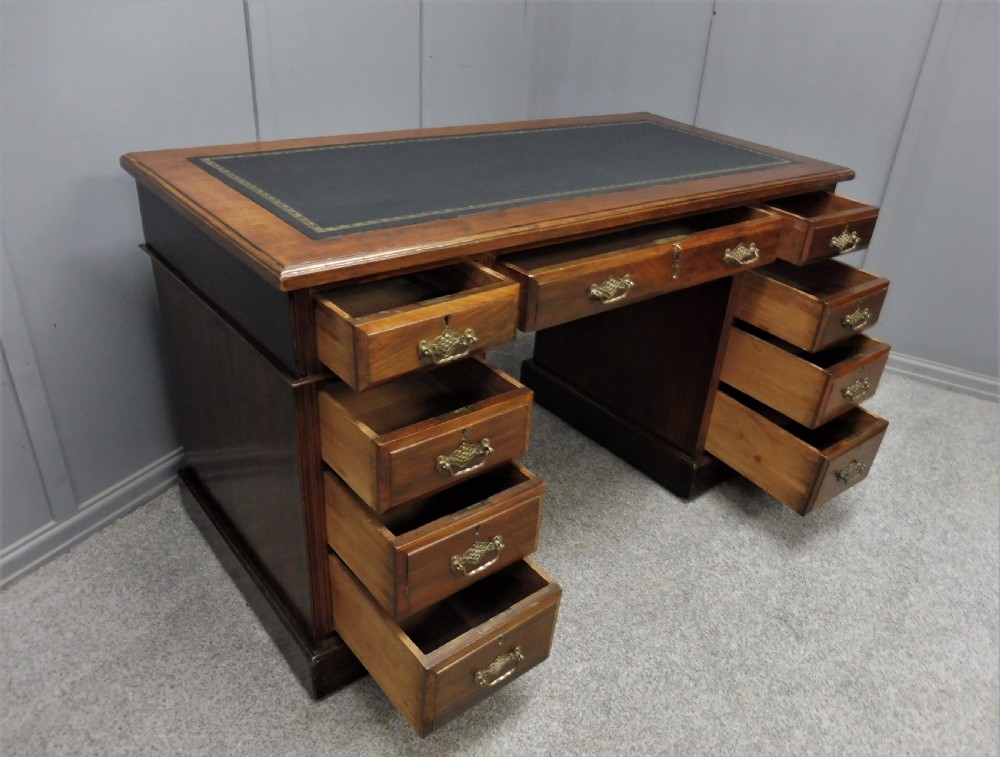 ANTIQUE WALNUT DESK CIRCA 1900 View XII