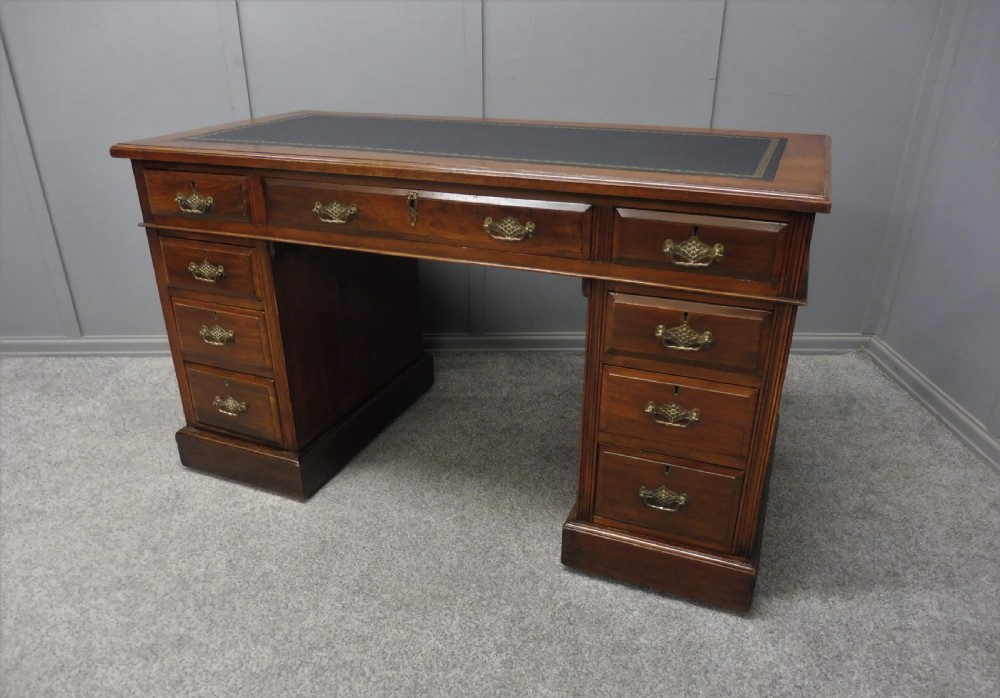 ANTIQUE WALNUT DESK CIRCA 1900 View XIII
