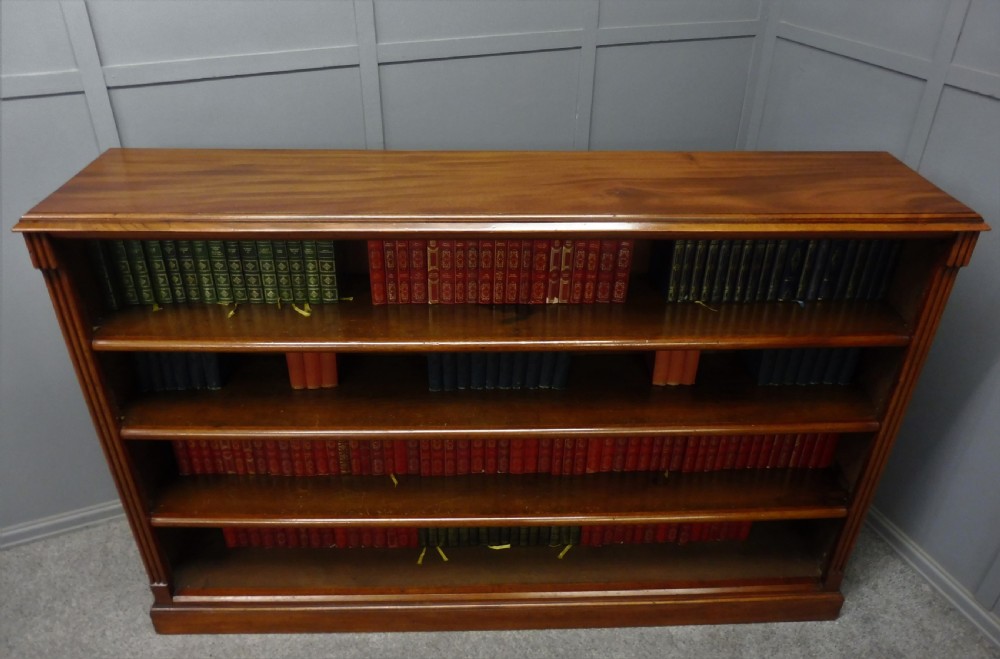 LARGE VICTORIAN OPEN BOOKCASE View VI