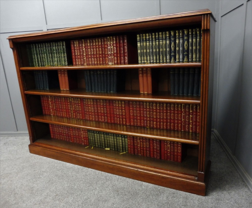 LARGE VICTORIAN OPEN BOOKCASE View VIII