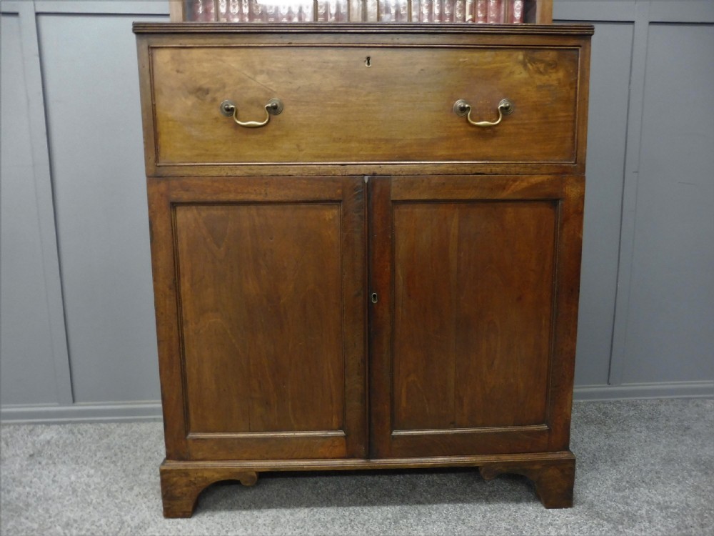 GEORGE 3RD COUNTRY COTTAGE SECRETAIRE BOOKCASE View IX