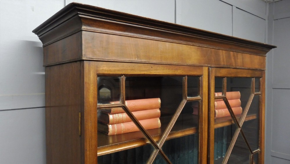 GEORGE 3RD COUNTRY COTTAGE SECRETAIRE BOOKCASE View XI