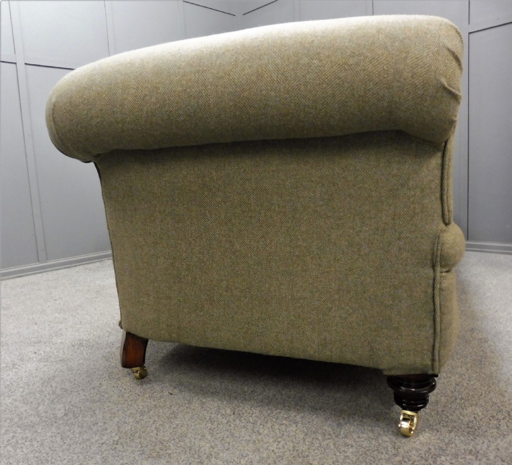 LARGE ANTIQUE CHESTERFIELD SOFA FULLY RESTORED View VII