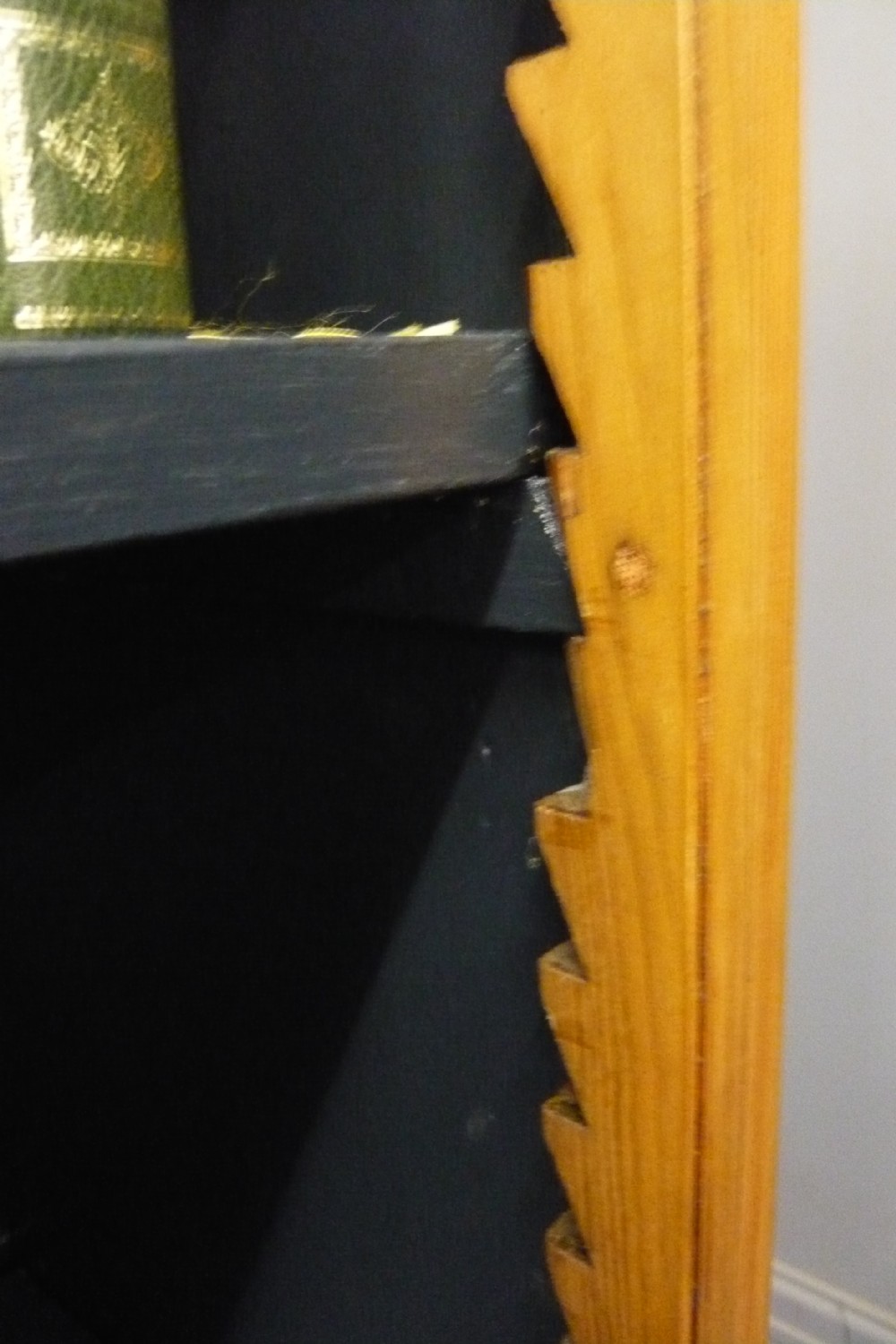 Victorian Pine Open Bookcase C1880 View VI