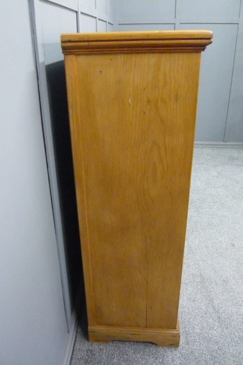Victorian Pine Open Bookcase C1880 View VII