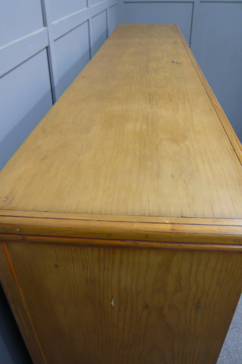 Victorian Pine Open Bookcase C1880 View VIII