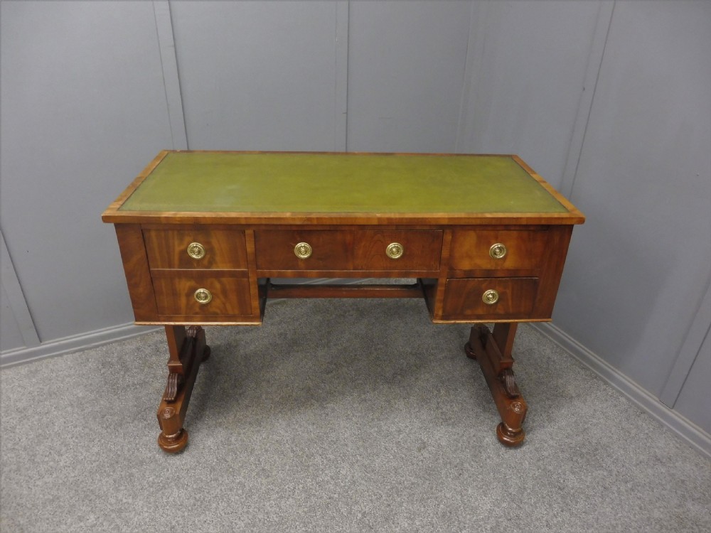 EARLY 19TH CENTURY WILLIAM 4TH WRITING TABLE View II