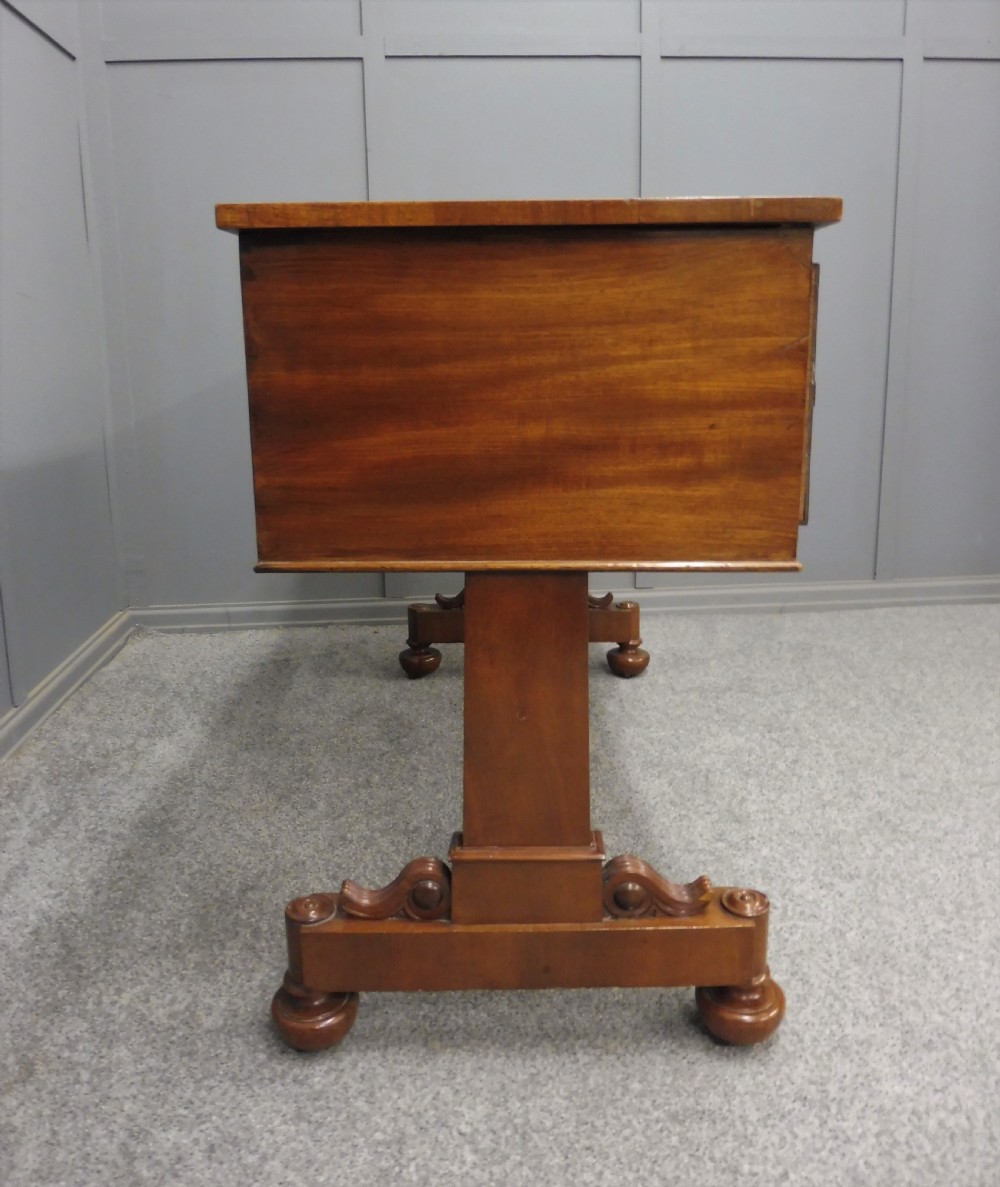 EARLY 19TH CENTURY WILLIAM 4TH WRITING TABLE View III