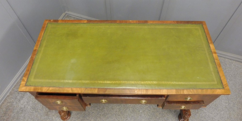 EARLY 19TH CENTURY WILLIAM 4TH WRITING TABLE View V