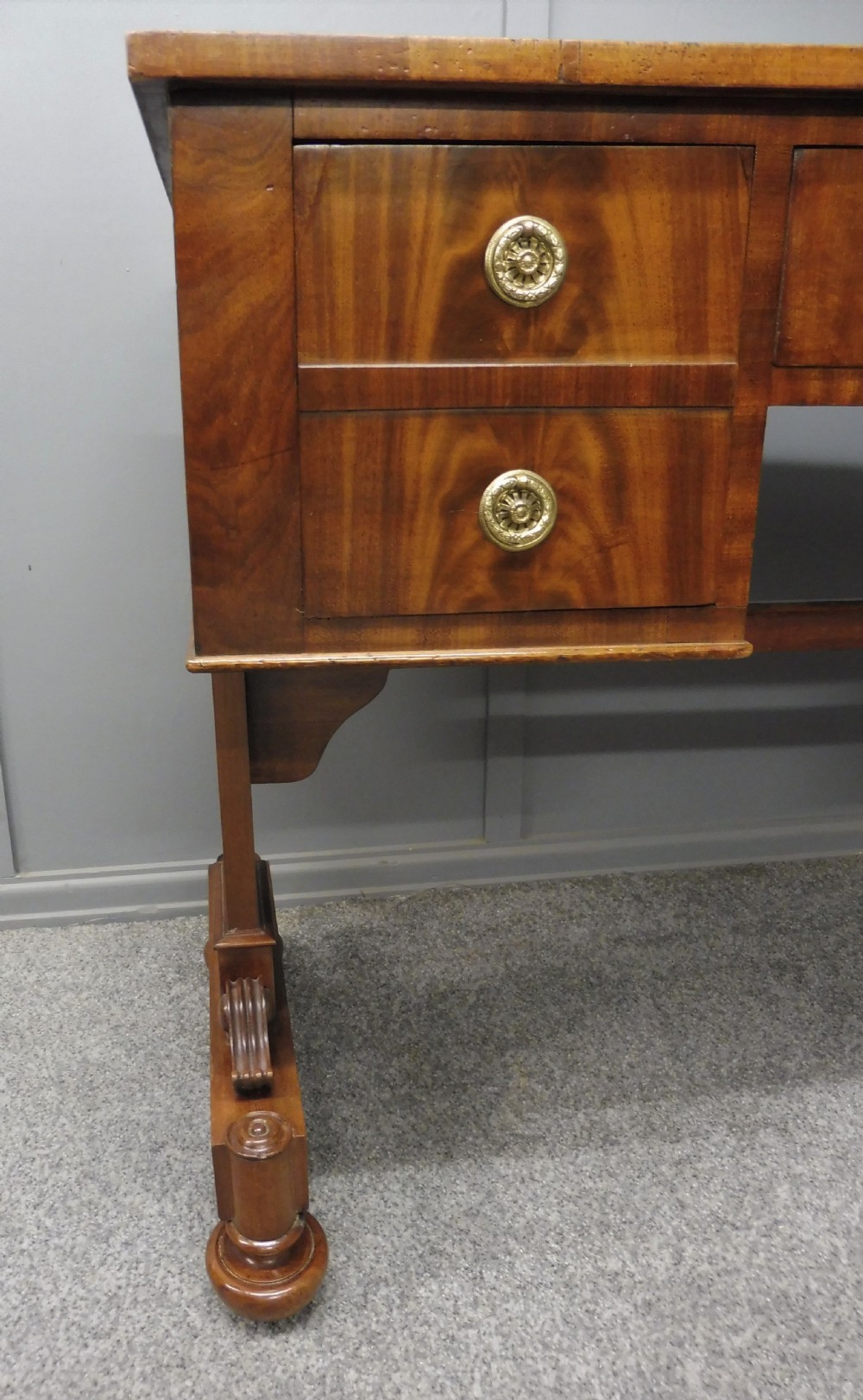 EARLY 19TH CENTURY WILLIAM 4TH WRITING TABLE View VIII