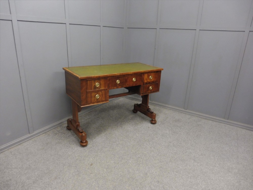 EARLY 19TH CENTURY WILLIAM 4TH WRITING TABLE View IX