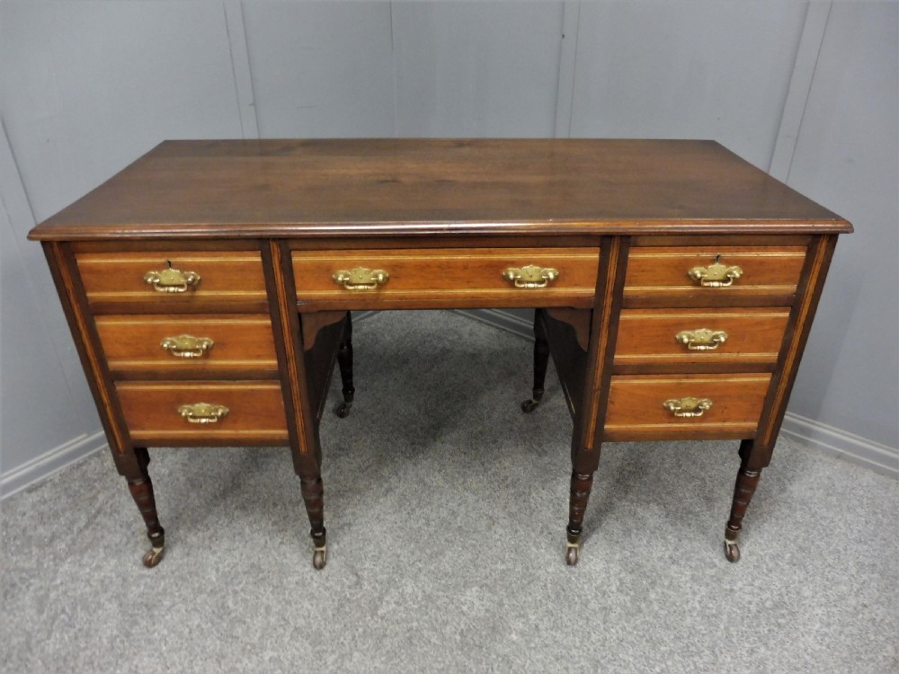 LATE VICTORIAN MAHOGANY DESK View IV