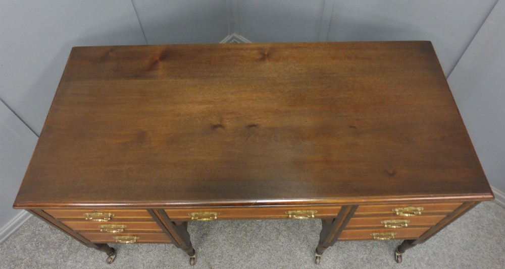 LATE VICTORIAN MAHOGANY DESK View V