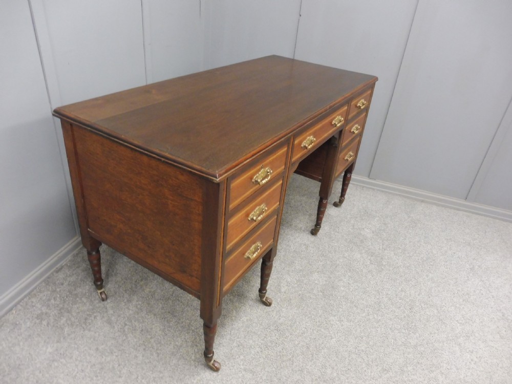 LATE VICTORIAN MAHOGANY DESK View VIII