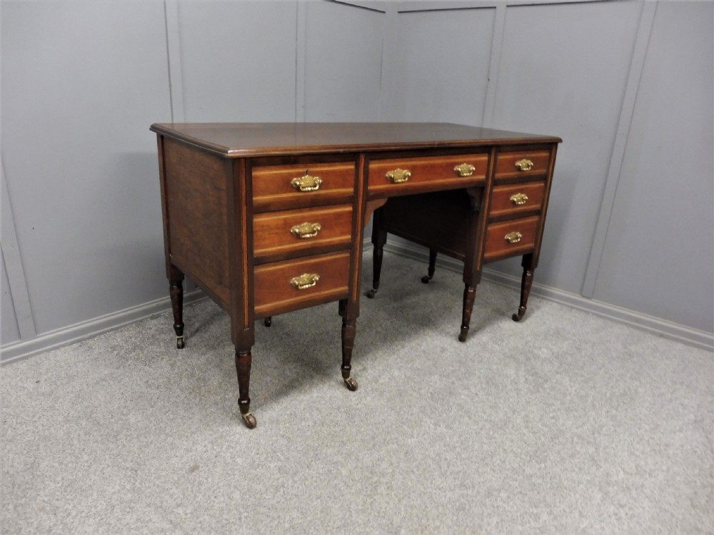 LATE VICTORIAN MAHOGANY DESK View IX