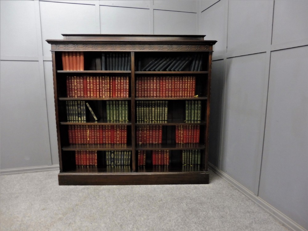 EDWARDIAN MAHOGANY BOOKCASE View III