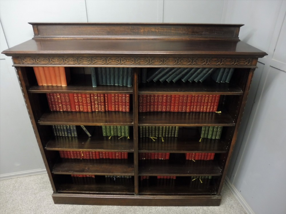 EDWARDIAN MAHOGANY BOOKCASE View VI