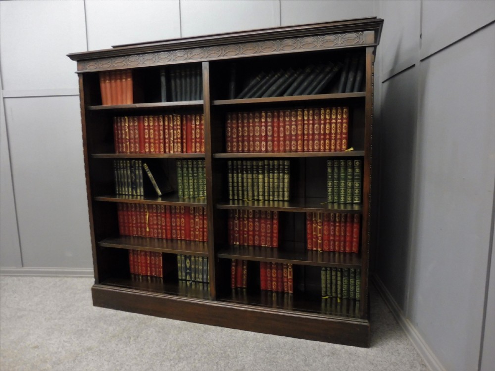 EDWARDIAN MAHOGANY BOOKCASE View VIII