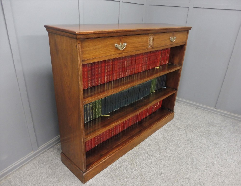LATE 19TH CENTURY WALNUT BOOKCASE View IV